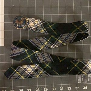 J. Crew wool belt with beagle dog buckle